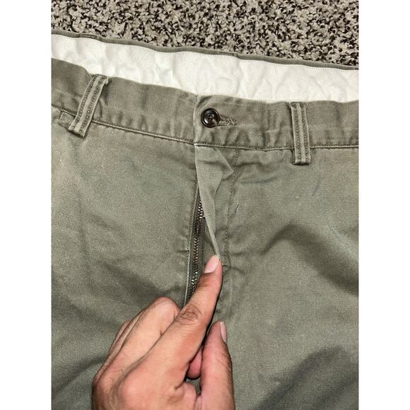 Polo Ralph Lauren Men’s Slim Fit Size 36x29 Green Pants Flat Front Chino - Picture 4 of 10